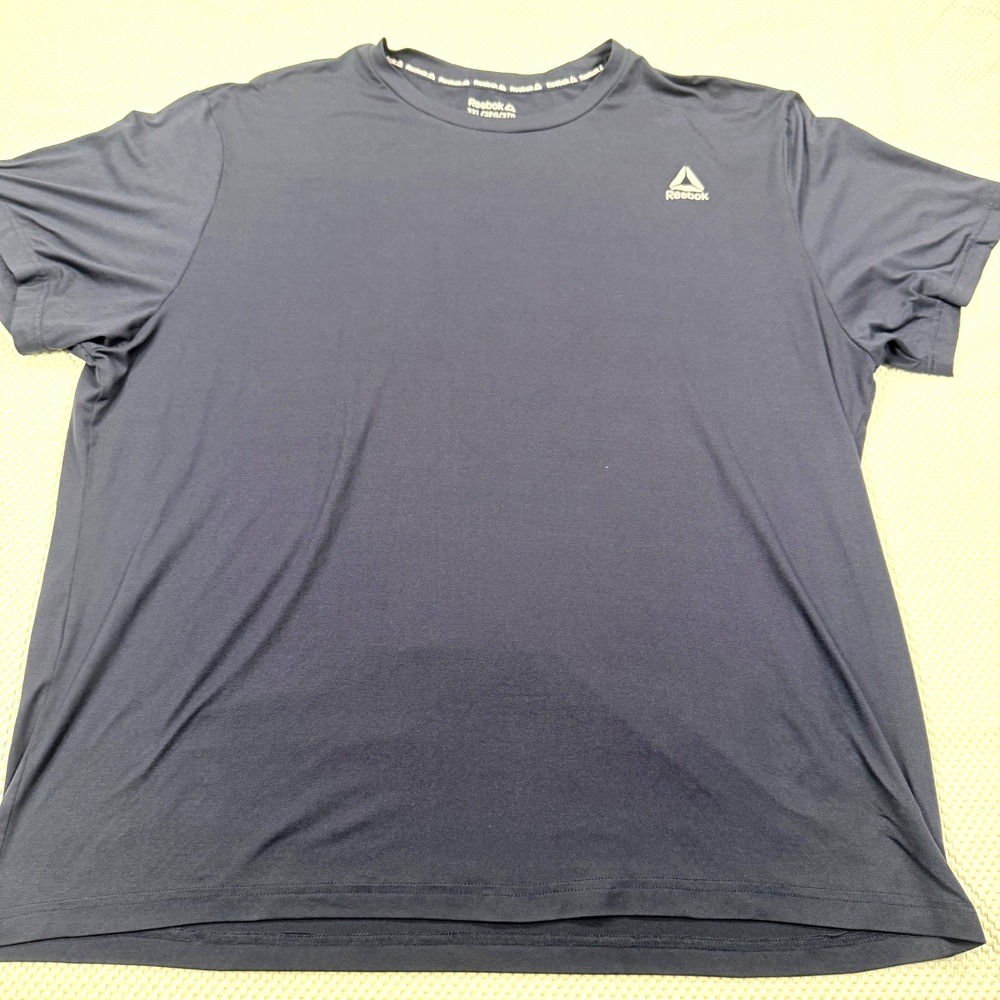 Reebok  Blue Activewear Style Short-Sleeve Tee Shirt Men's Size 3XL